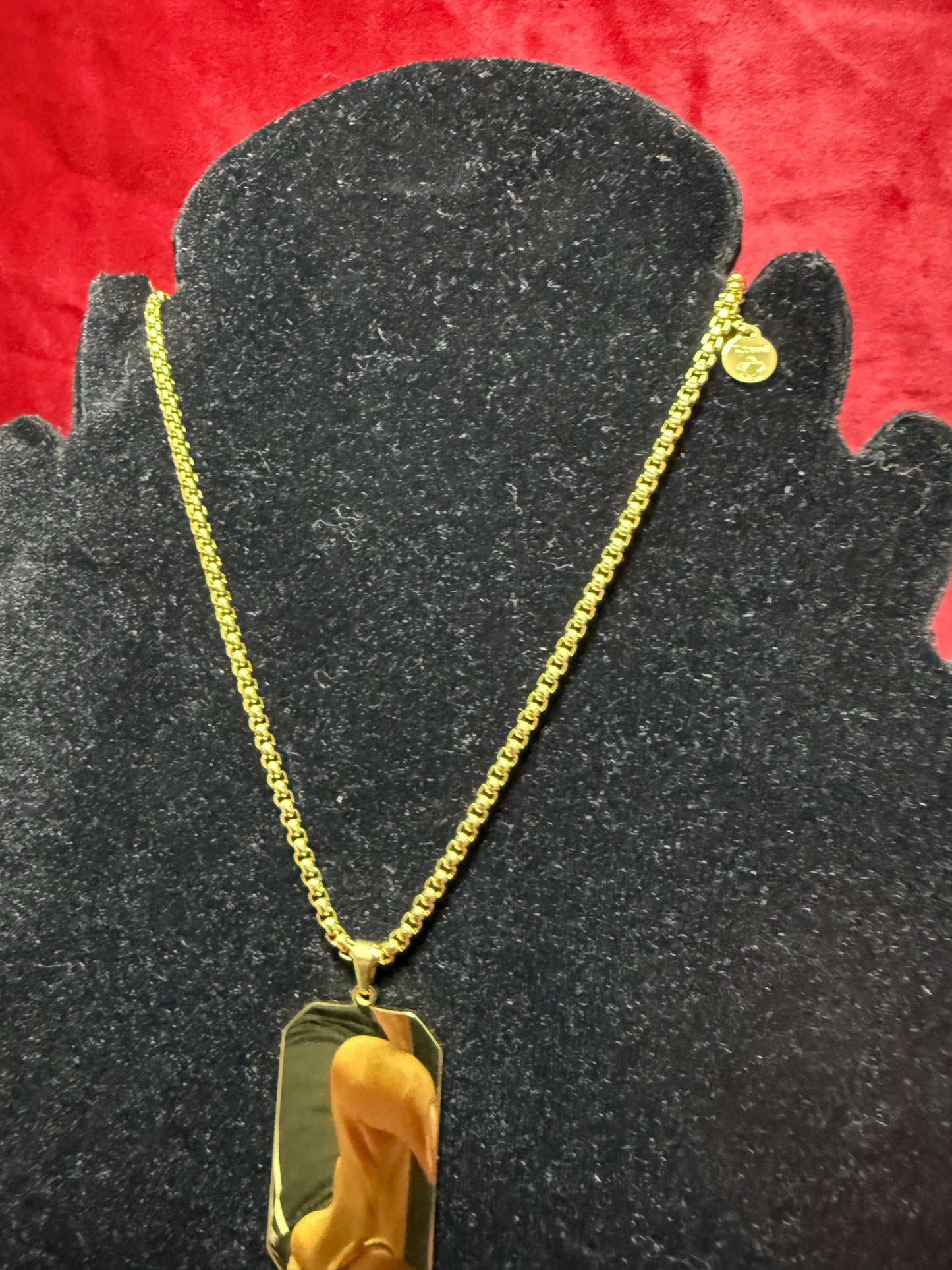 collana-targhetta-oro-personalizzabile