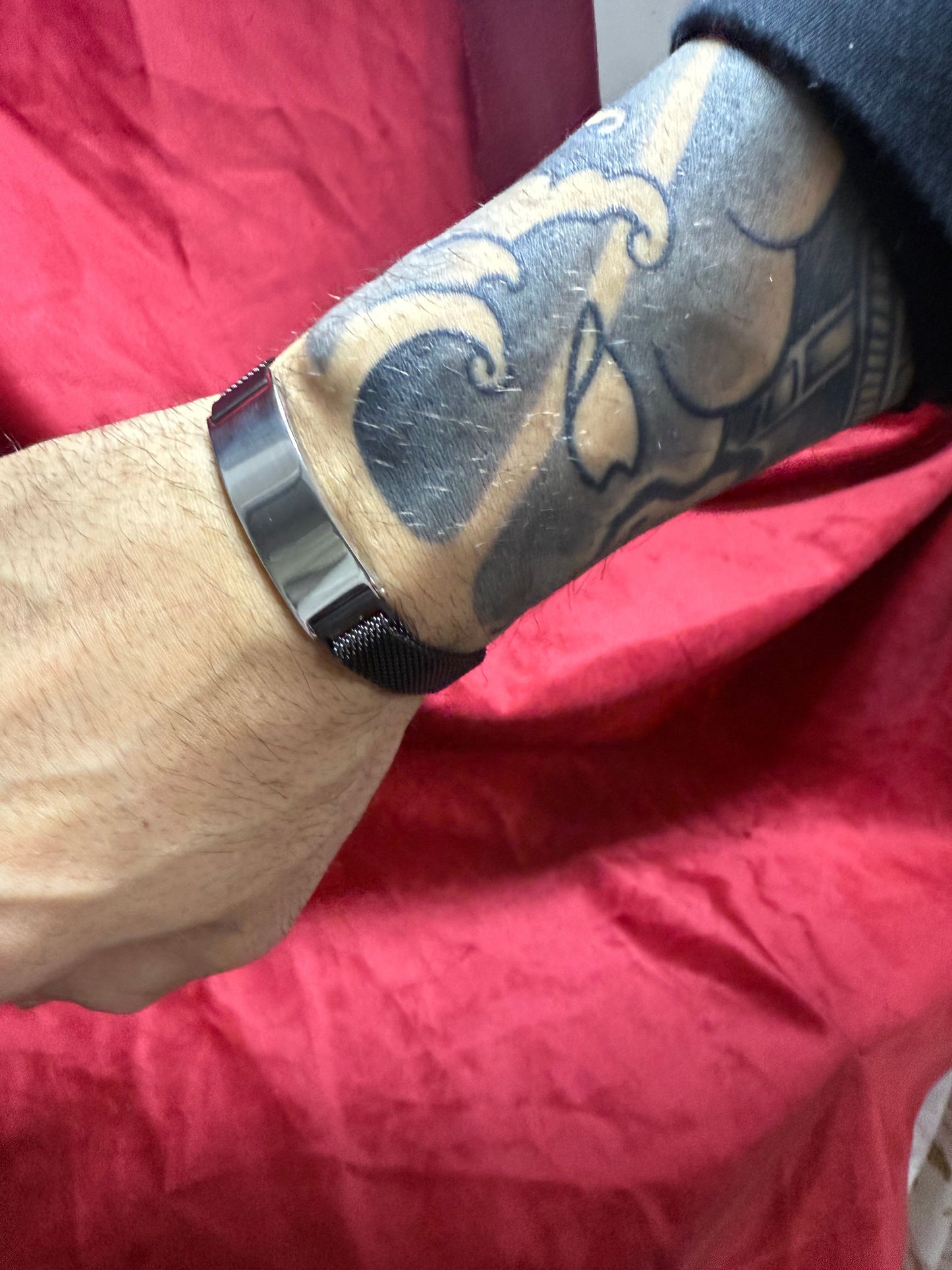 bracciale-maglia-milano-con-targhetta-personalizzabile